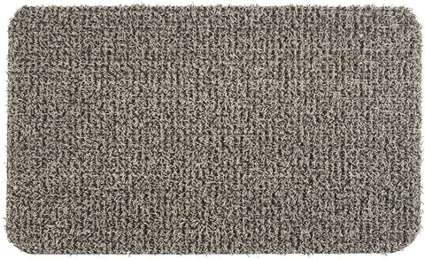 Clean Machine desert taupe doormat front view, all-weather durability for year-round entryways