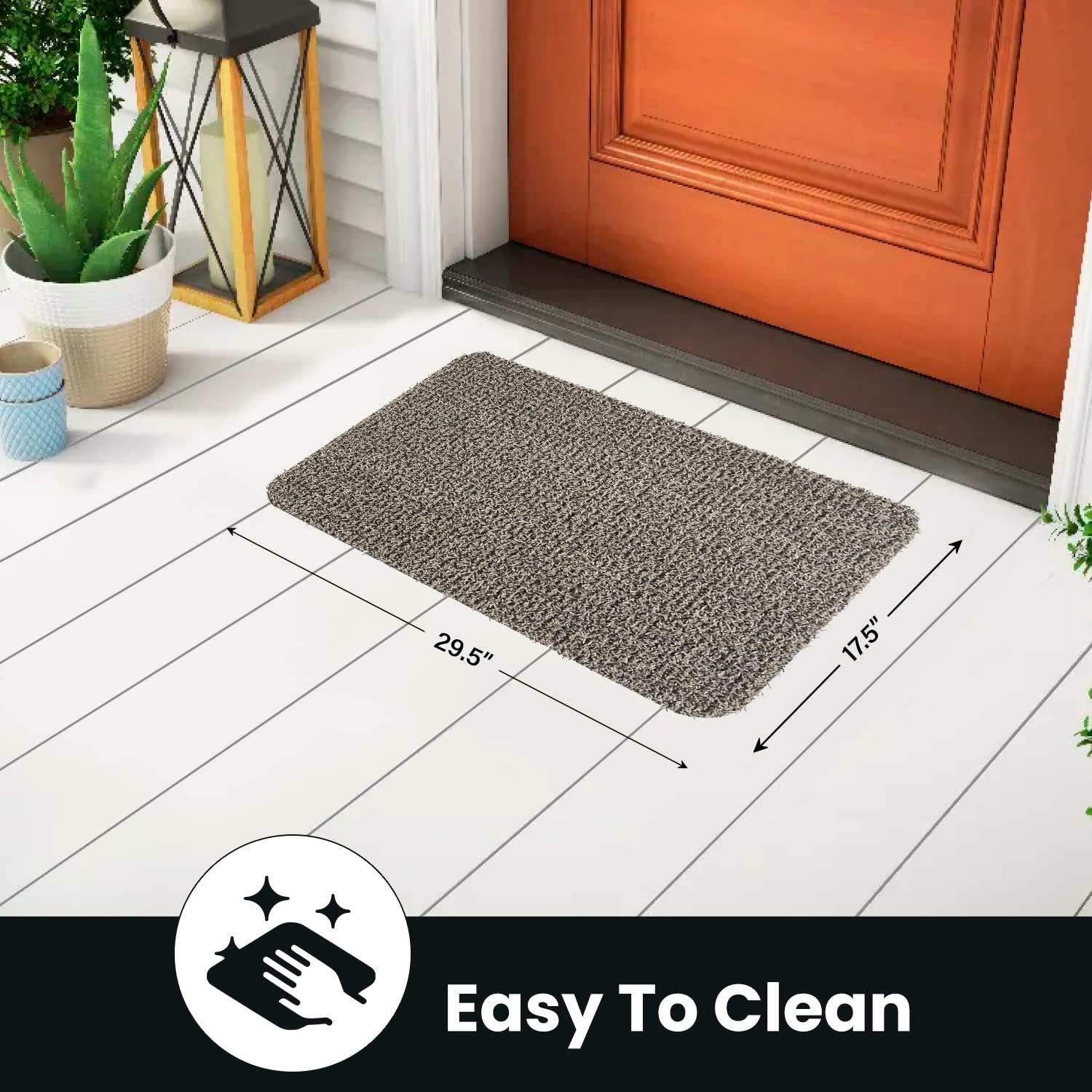 Clean Machine Dirt Trapper Doormat all weather design protecting floors