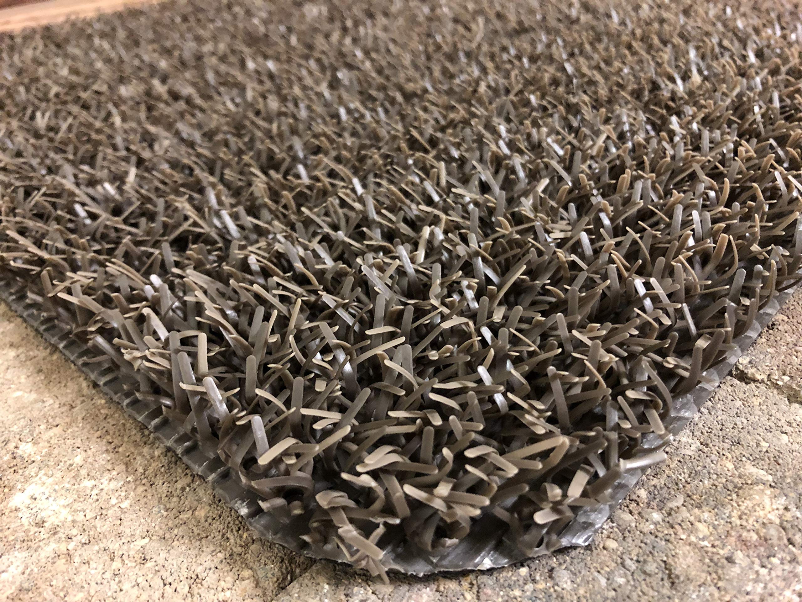 Clean Machine Dirt Trapper Doormat by back door after outdoor use