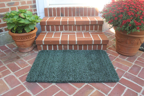 Clean Machine Dirt Trapper Doormat all-weather construction shown outdoors