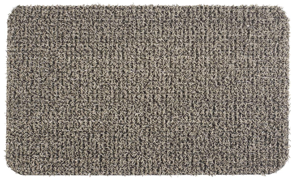 Clean Machine Dirt Trapper Doormat desert taupe with AstroTurf blades catching dirt