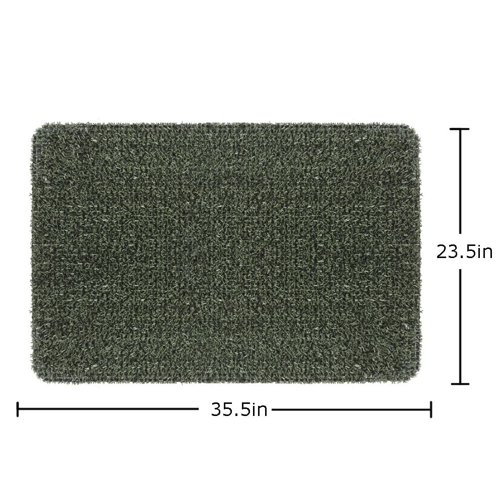 Clean Machine Dirt Trapper Doormat dirt storage beneath surface close-up