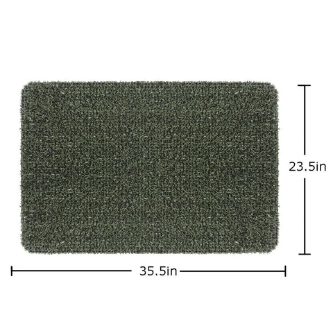 Clean Machine Dirt Trapper Doormat dirt storage beneath surface close-up