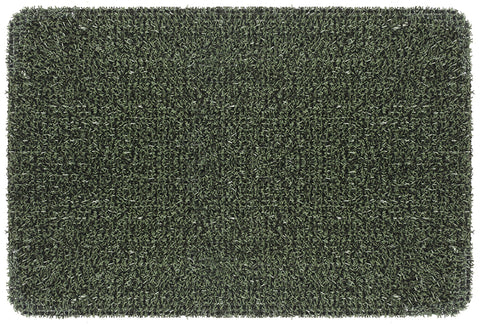 Clean Machine Dirt Trapper Doormat exterior close-up with astro-turf blades for dirt scraping