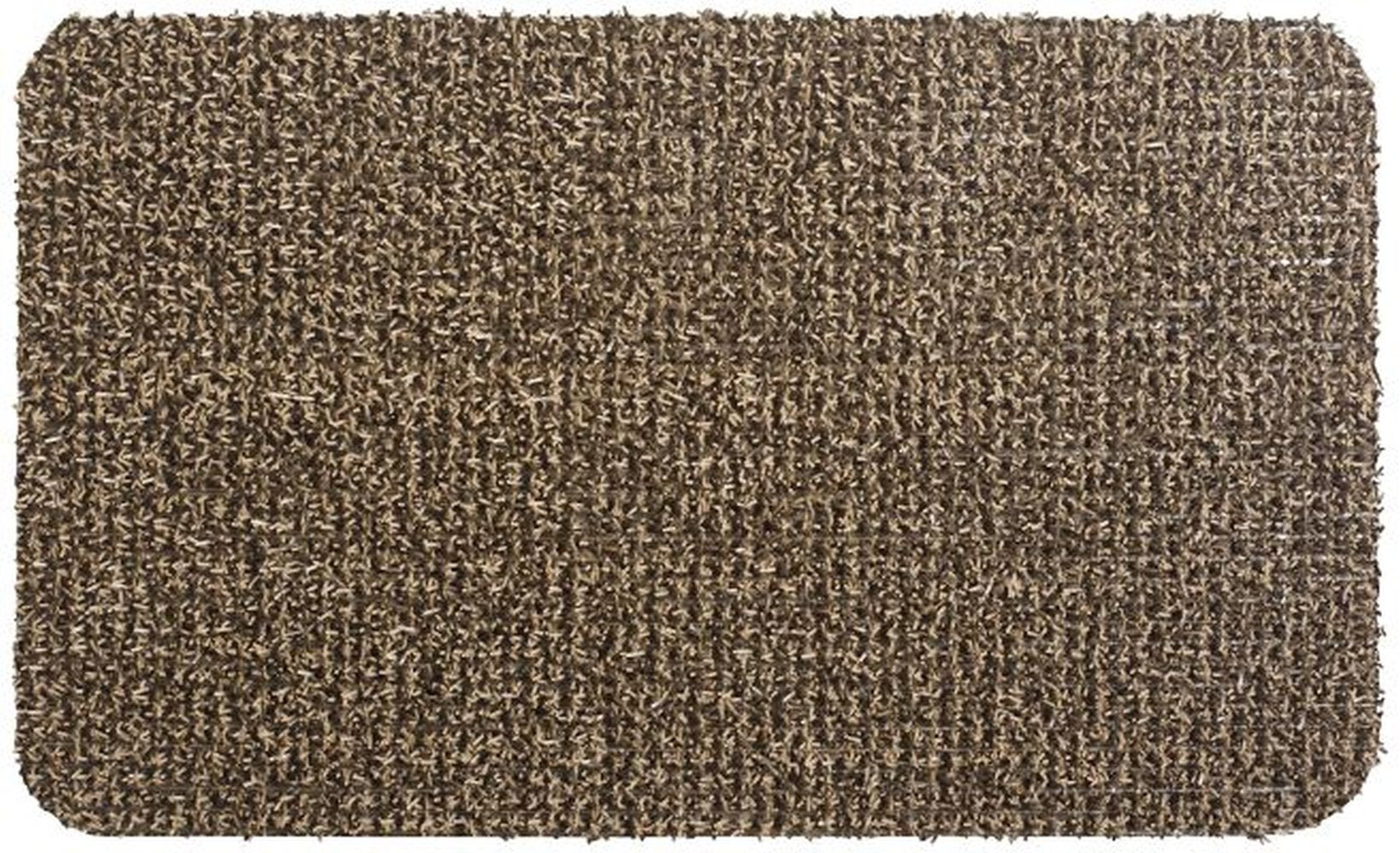 Clean Machine Dirt Trapper Doormat Sandbar front view with dirt-control blades.