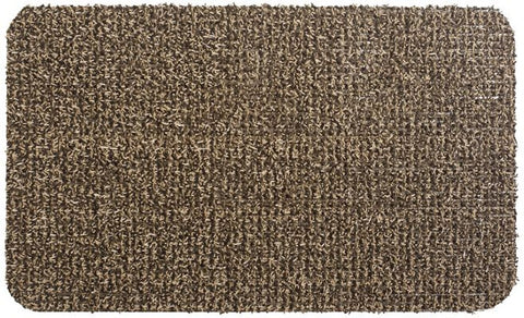 Clean Machine Dirt Trapper Doormat Sandbar front view with dirt-control blades.
