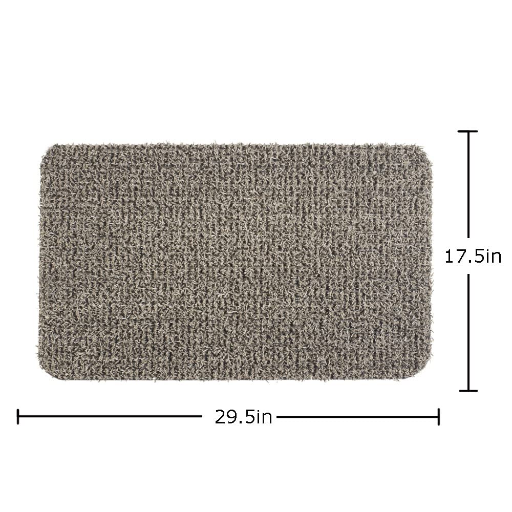Clean Machine Dirt Trapper Doormat at a front door ready for year round use