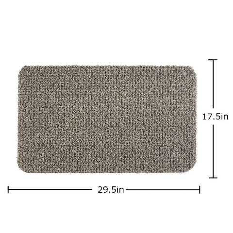 Clean Machine Dirt Trapper Doormat at a front door ready for year round use