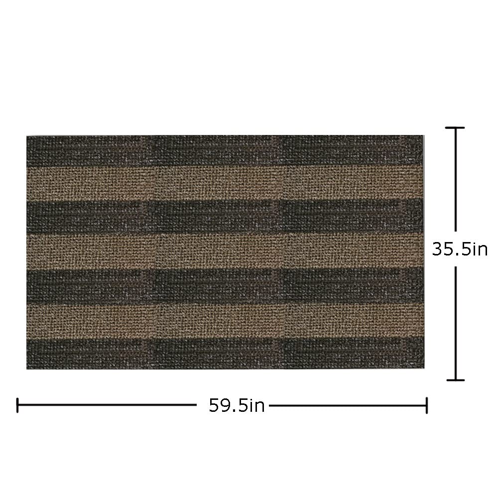 Front door installation showing indoor outdoor versatility of the Clean Machine mat