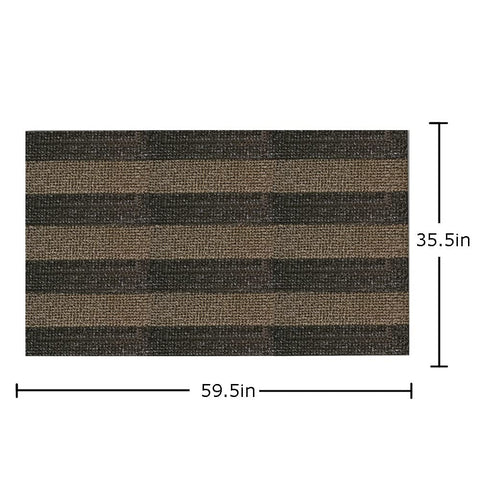 Front door installation showing indoor outdoor versatility of the Clean Machine mat