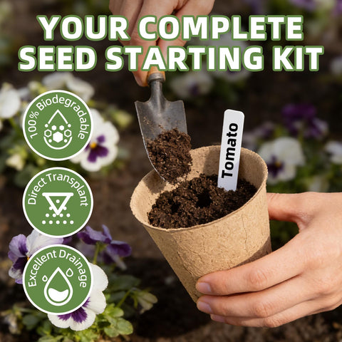 CLEANGOR plant-labels 70pcs help you organize herbs, vegetables, and flowers.