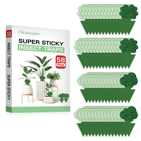 Cleanuper 58-pack cloud trap catches flying insects around pots