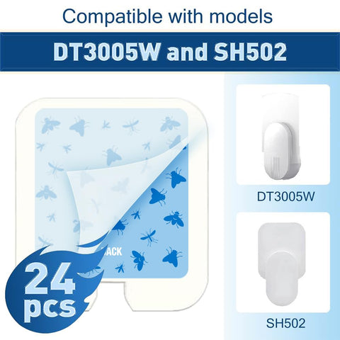 Cleanuper DT3005W compatible glue cards in trap installation