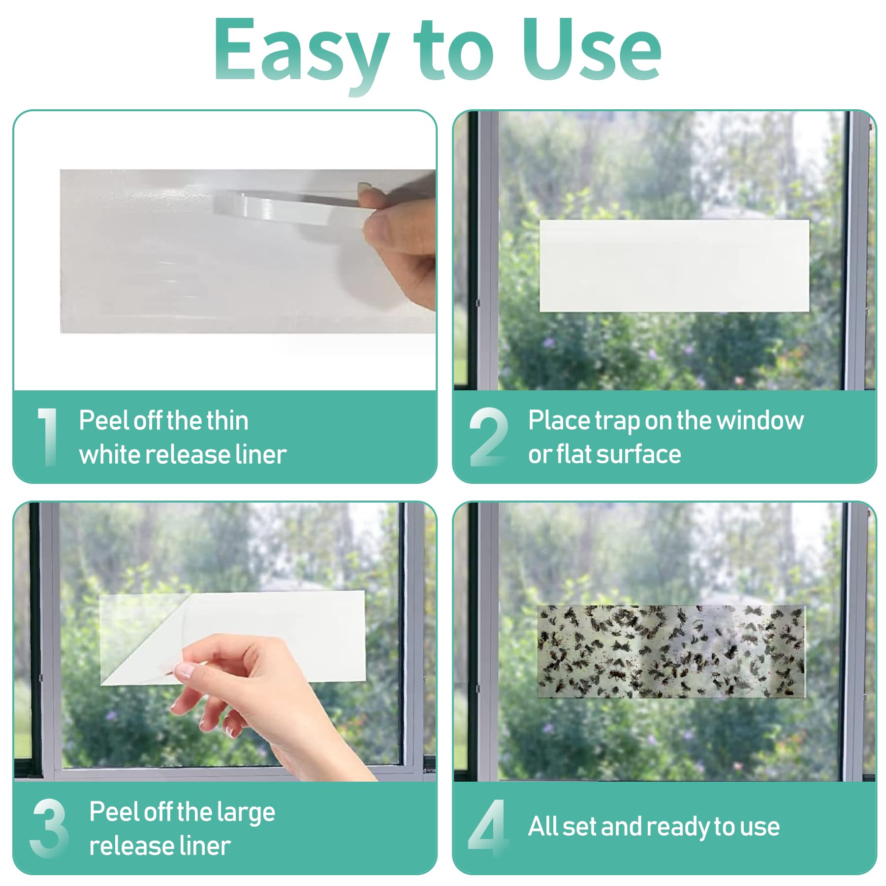 Cleanuper back-strip design highlights easy, residue-free removal.