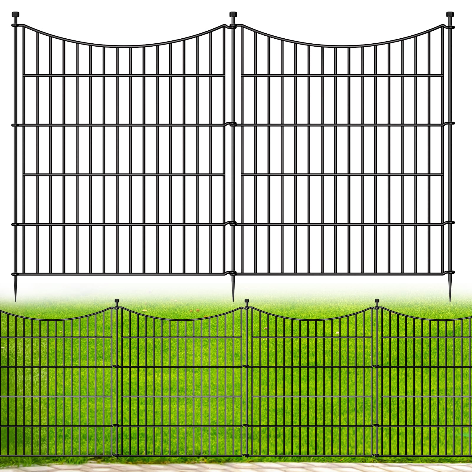 CLEASO 32in no-dig dog fence panel for quick yard setup.