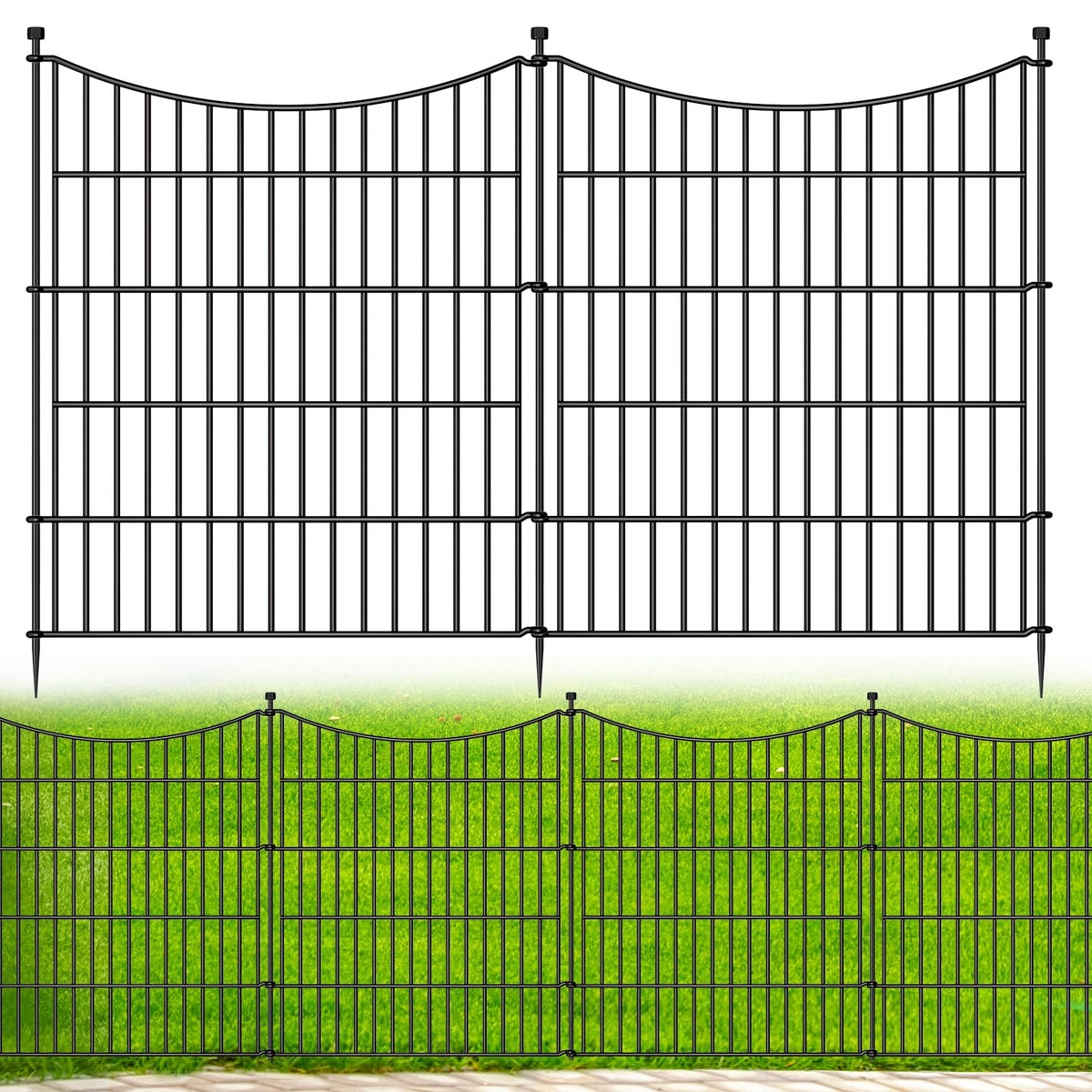 CLEASO 32in no-dig dog fence panel for quick yard setup.