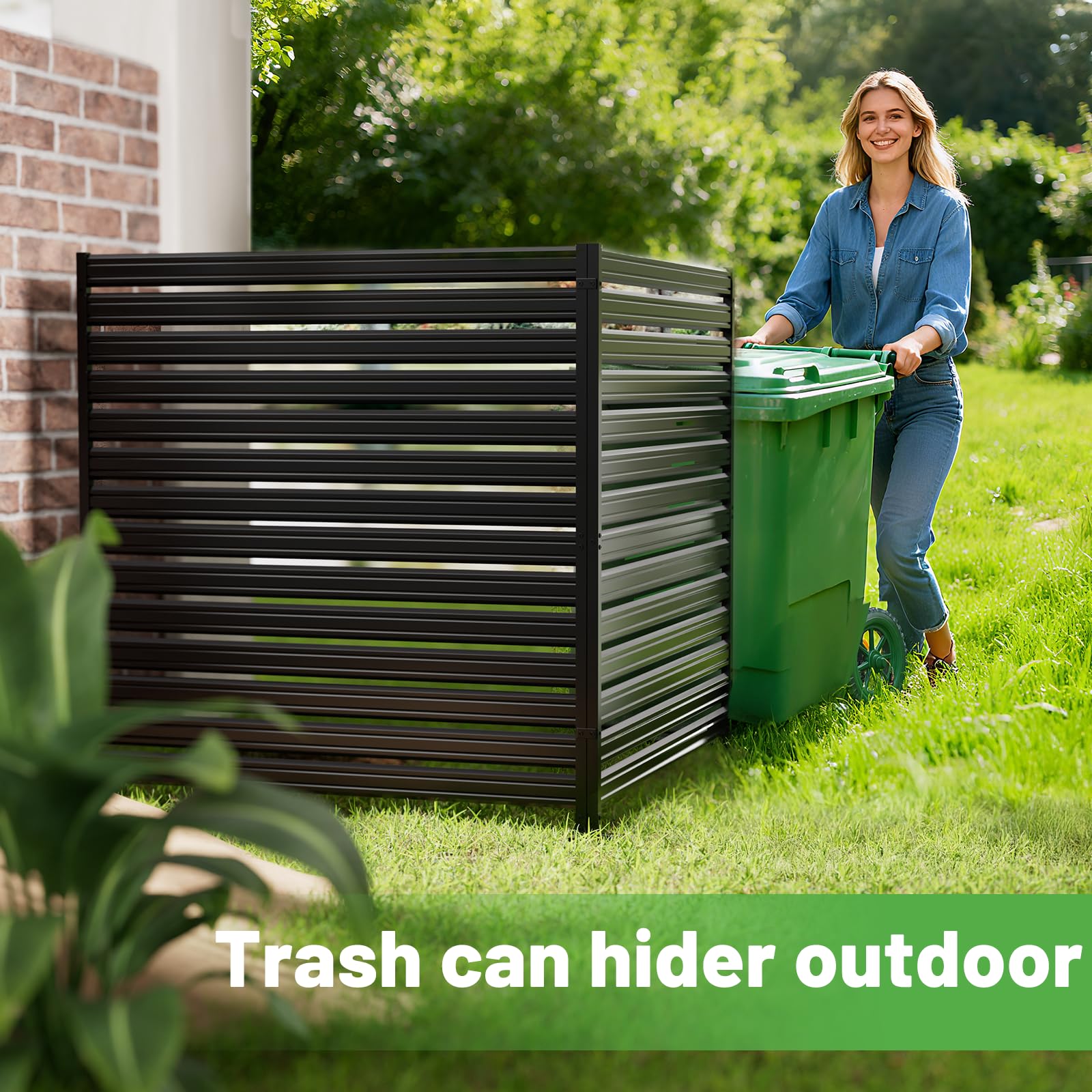 CLEASO ac-unit-cover-ventilation design keeps equipment cool while concealing it from view