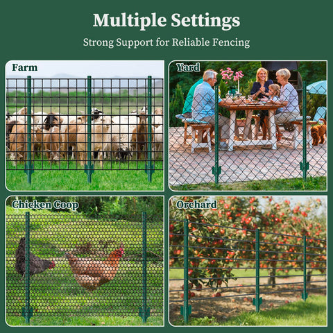 CLEASO multi-use fence post ideal for temporary barriers.
