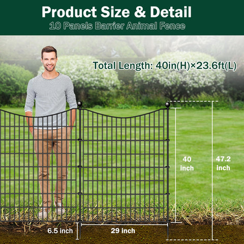 CLEASO rustproof-metal-fence highlighting weather-resistant material