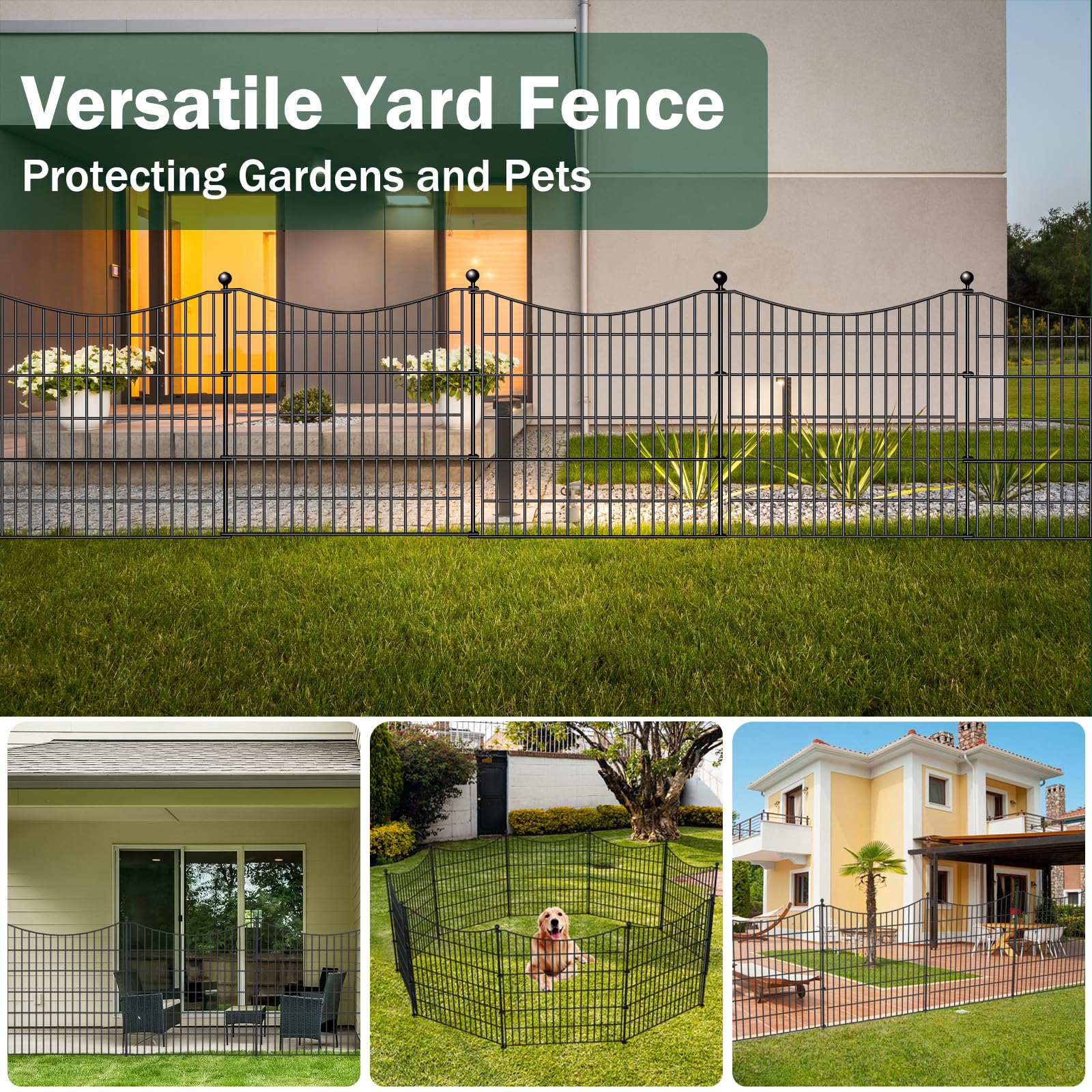 CLEASO quick anchor stakes enable temporary fencing without tools.