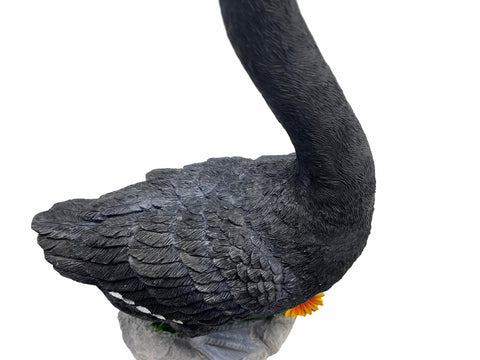 Clerodendrum weatherproof goose sculpture, perfect for year-round patio or lawn display