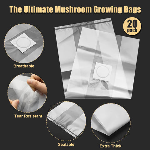 CLESDF extra thick polypropylene delivers durable, tear-resistant bags.