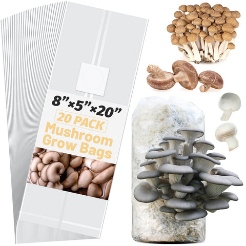 CLESDF mushroom spawn bags with large capacity for easy cultivation.