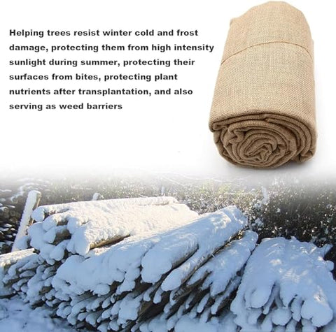 Breathable, plant-friendly Cleverbrand burlap fabric supports healthy soil