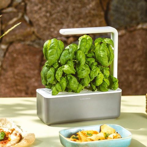 Click and Grow pod insertion step for smooth setup