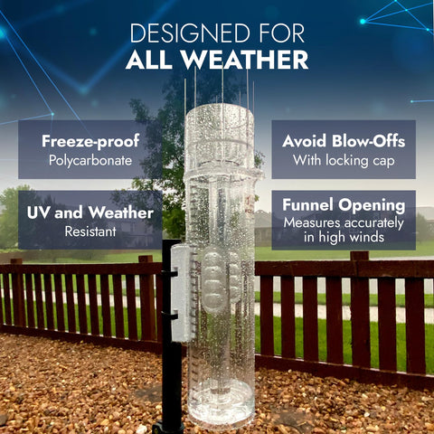 CLIMALYTIC Tropo snow catchment captures frozen precipitation for liquid conversion.
