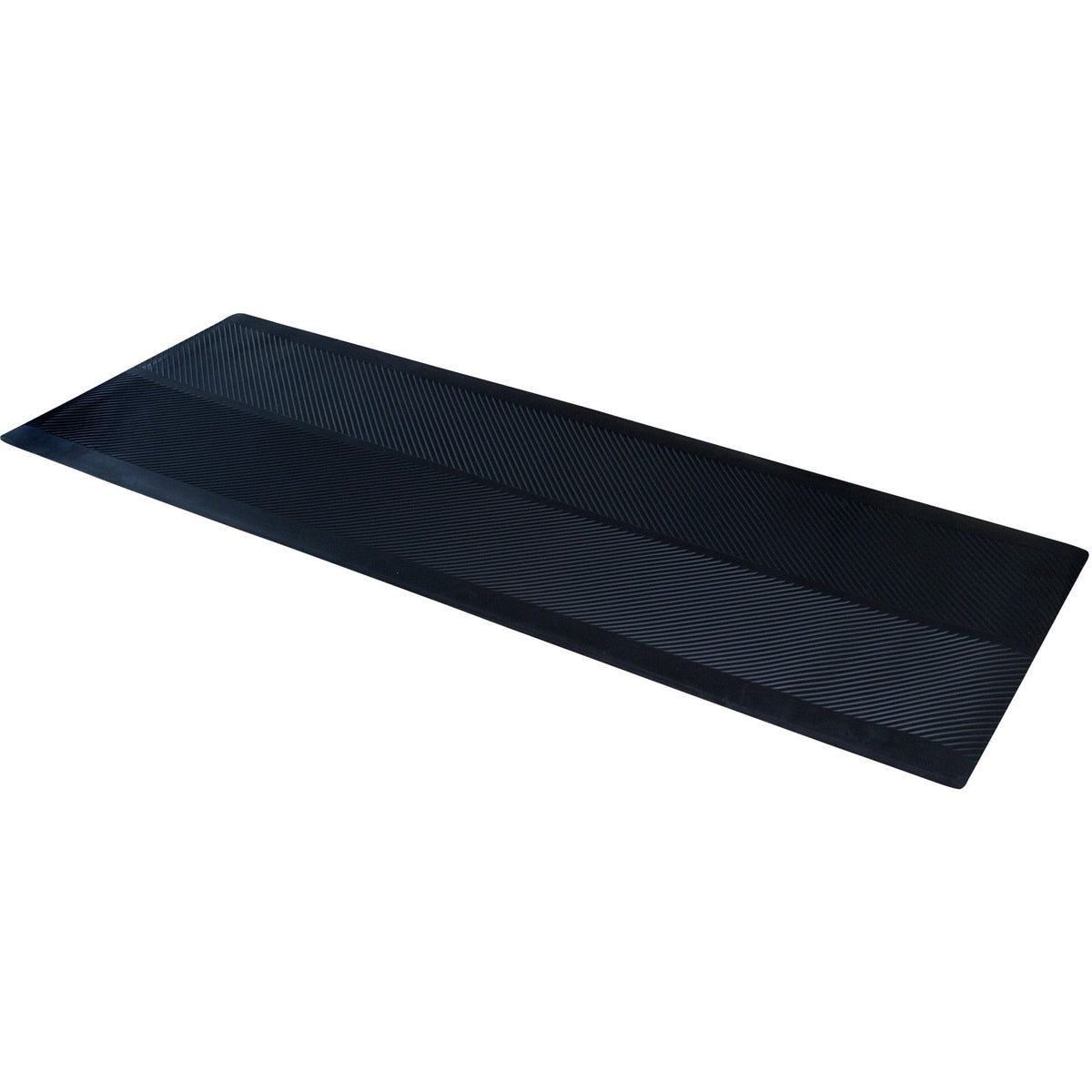 CLIMATEX rubber runner mat diagonal texture traps mud and water at entryways.