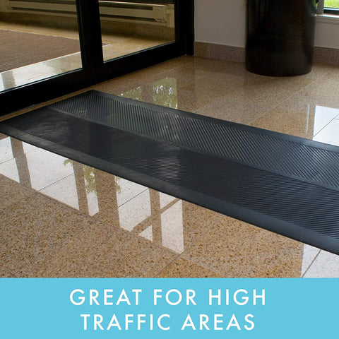 CLIMATEX easy to-clean mat; hose rinse keeps doors ready.
