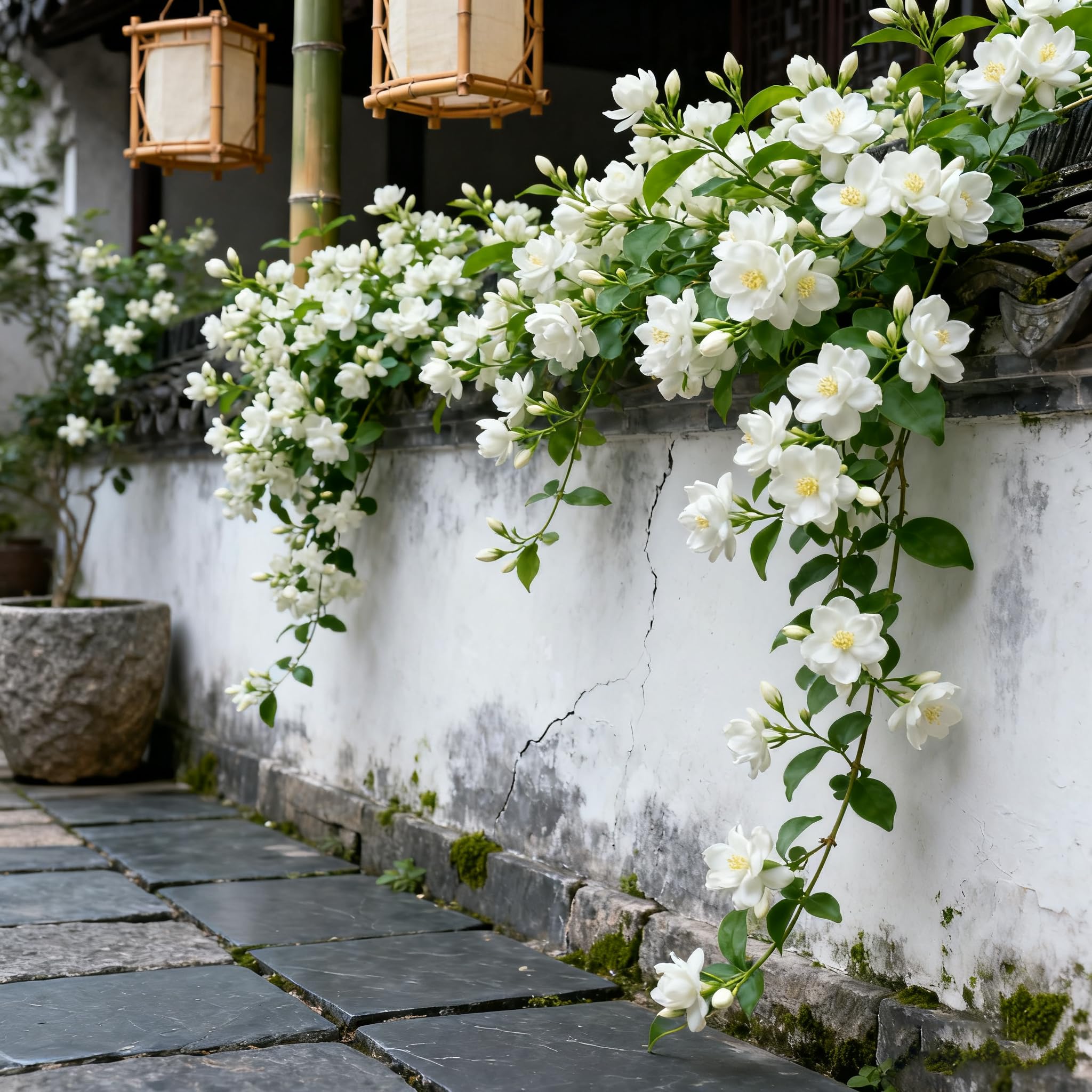Climbing Jasmine Seeds summer blooms suitable for indoor and outdoor arrangements.