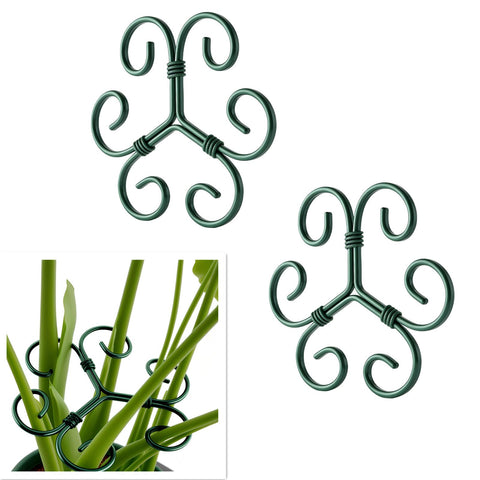 CLLFUU Green Iron Monstera Support 4.1in stake for upright indoor growth.
