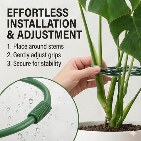 CLLFUU Gentle stem protection ensures secure, injury-free growth for Monstera.