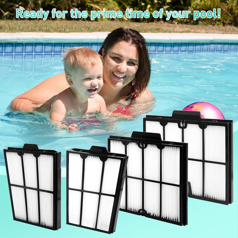 Four numbered panels simplify correct basket placement during replacement.