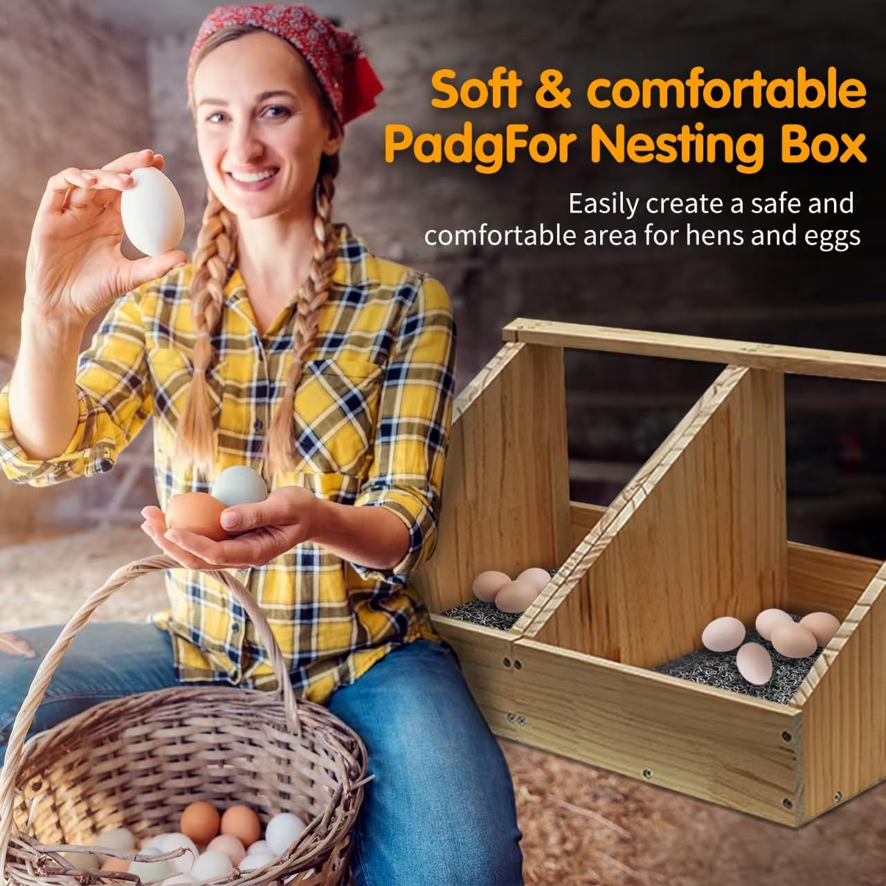 CLOCAL 12-inch height protection cushion for nesting area