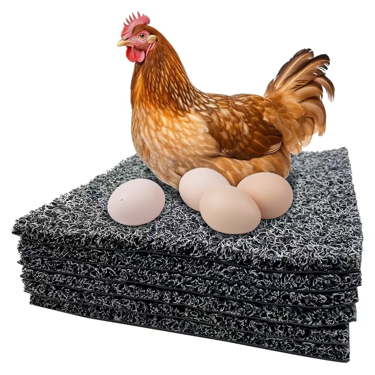 CLOCAL chicken nesting pads 6pc 12x12 inches for coop liner