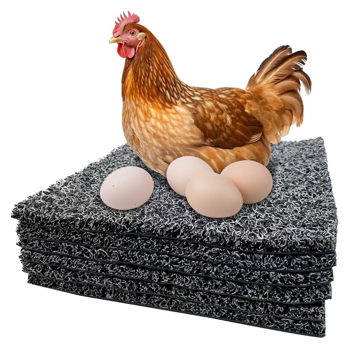 CLOCAL chicken nesting pads 6pc 12x12 inches for coop liner