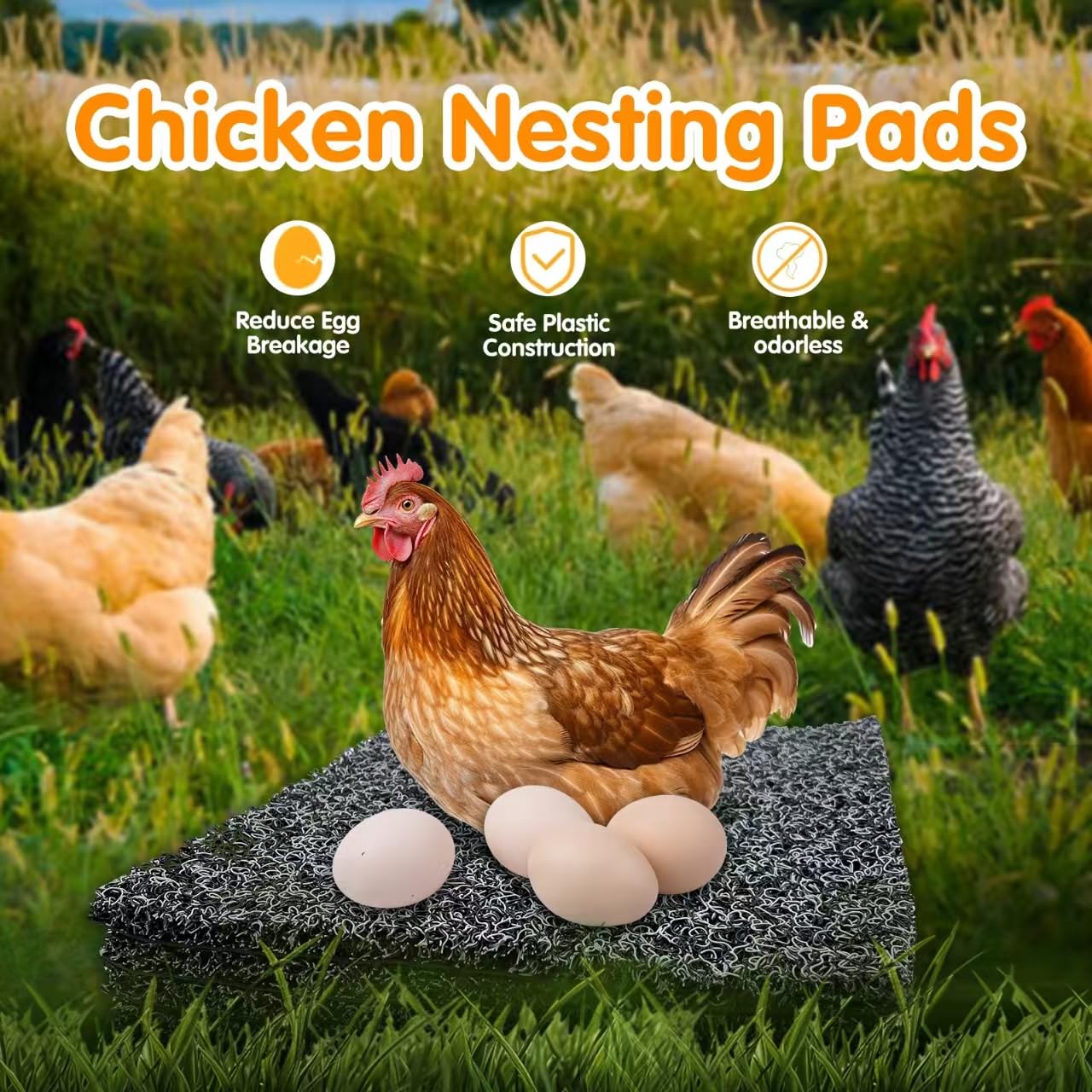 CLOCAL breathable nesting pad with holes for airflow