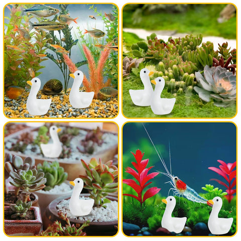 Clofiak goose figures for hidden desk surprises and playful displays.