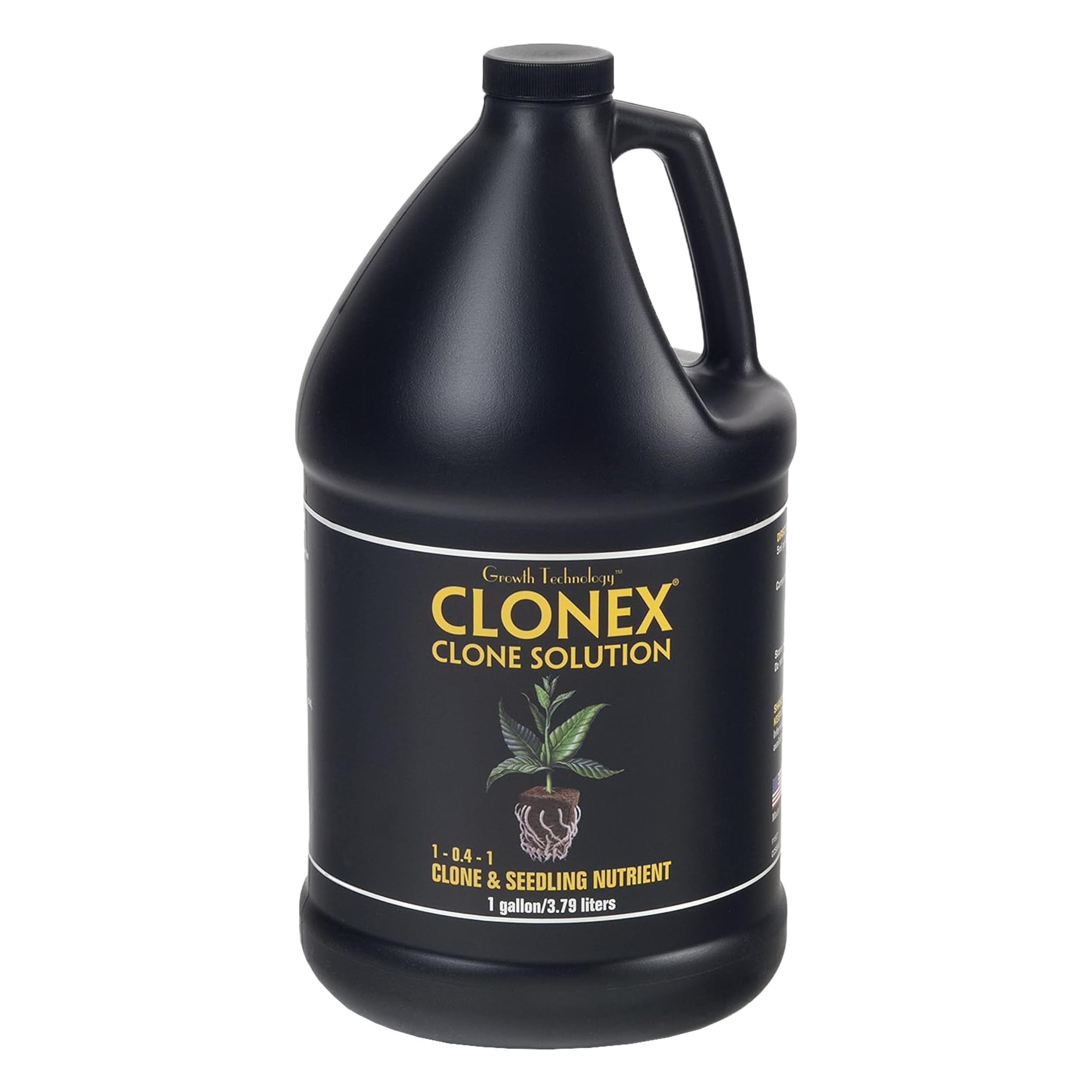 Clonex Clone Solution bottle ready for root initiation and growth support.