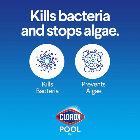 CLOROX Pool&Spa Active99 tablet bag packaging highlighting convenient 35 lb bag