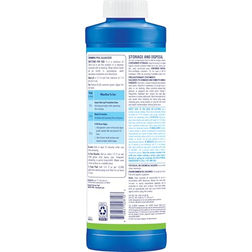 Measuring dosage for precise treatment with CLOROX Pool&Spa algaecide