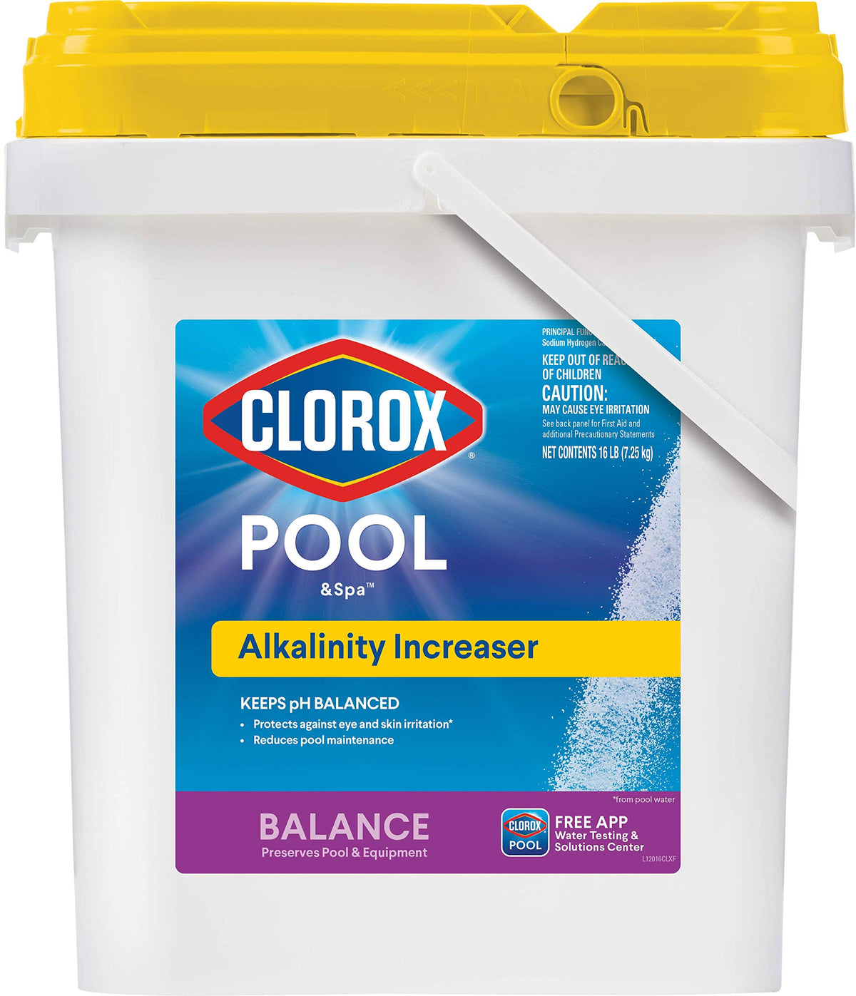 CLOROX Pool & Spa alkalinity increaser package front view supports easy application.
