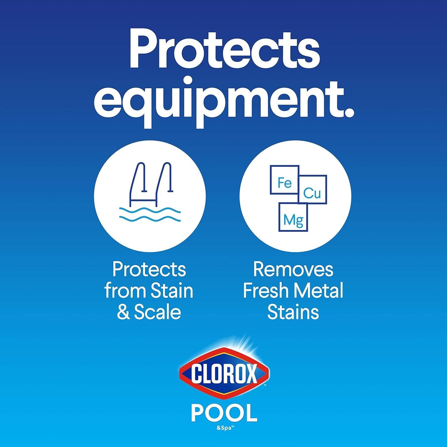 Clorox Pool&Spa App screen showing test guidance and dosing recommendations