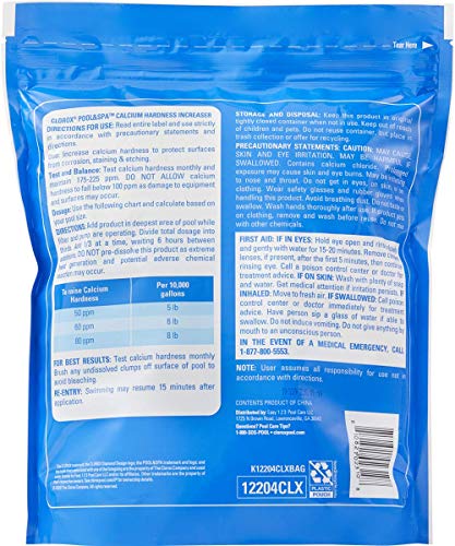 CLOROX Pool&Spa bottle close-up highlighting precise dosage for balanced pool chemistry