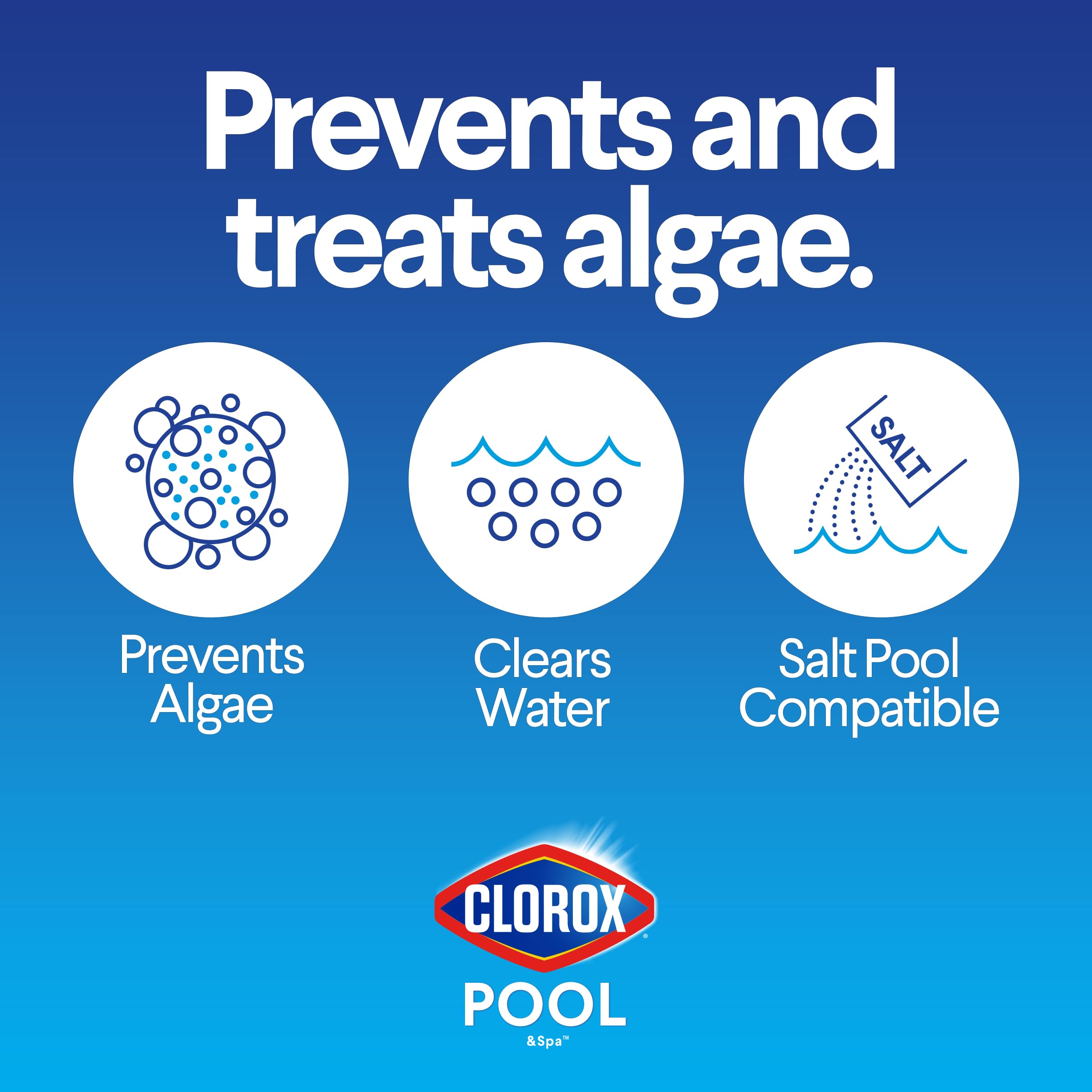Crystal-clear water surface after treatment
