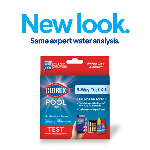Color-coded reagents from CLOROX Pool&Spa simplify pool chemistry checks
