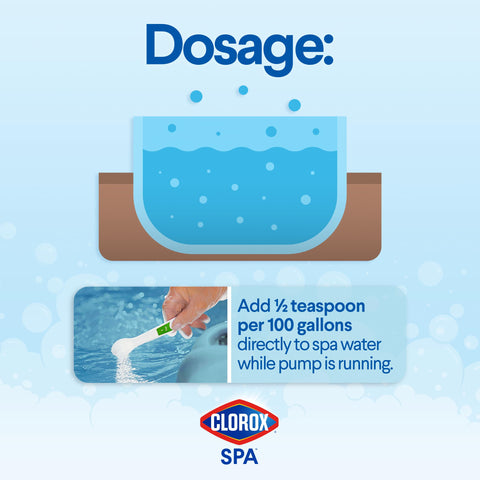 CLOROX Pool&Spa contaminant destruction helps keep spa water clean and safe.